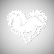 heart with horse N3