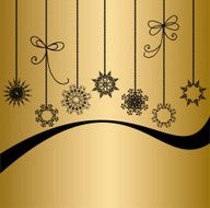 Black snowflake