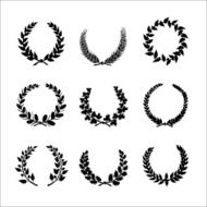 Circular laurel wrearhs