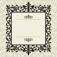 Decorative vintage frame N15