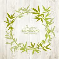 Bamboo decorative frame N7