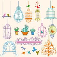 Vintage stuffs clipart