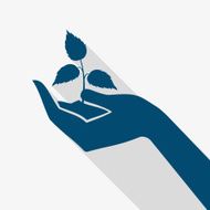 Hand Holding Plant Sprout