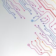 EPS10 vector circuit board background texture