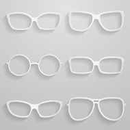 Set of paper sunglasses N2