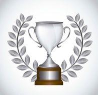 silver trophy