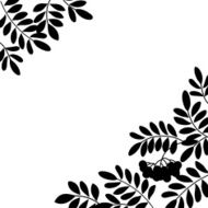 Rowanberry background silhouette