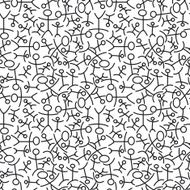 Stick Figures Pattern N2