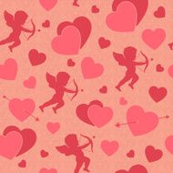 Valentine day seamless romantic pattern N2