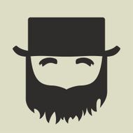 Irish St Patricks Day leprechaun icon