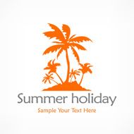 Palms orange