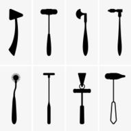 Medical reflex hammers