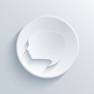Vector light circle icon Eps10 N43