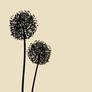 Abstract Dandalions background N5