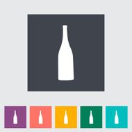 Wine flat icon N10