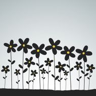 Vector flowers background N7