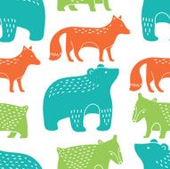 Animals seamless pattern N7