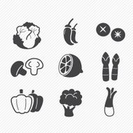 Vegetables Icons N7