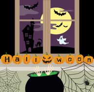 Halloween card N49