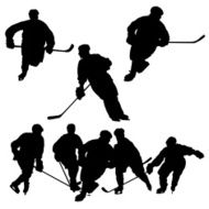 Hockey Silhouettes N3
