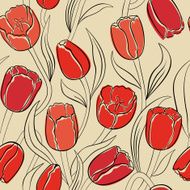 Seamless floral background N363