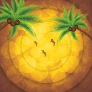 Golden summer background
