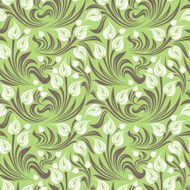 Floral seamless pattern vector illustration N8