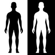 man body silhouette