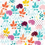 Seamless pattern with leaves N74