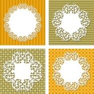 vector backgrounds with napkins