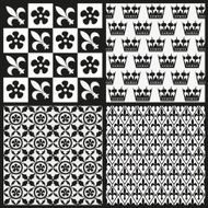 Set of medieval patterns