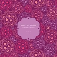 Abstract underwater flowers frame seamless pattern background N2