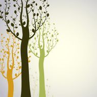 Decorative trees background N4