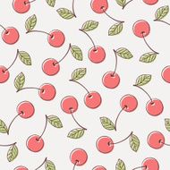 Cherry Seamless Pattern N8