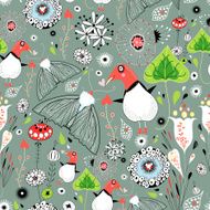 texture of the birds and butterflies