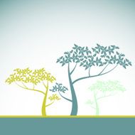 background with a tree N29