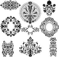 Set of Decorative Floral Patterns N2