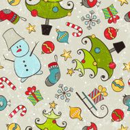 Christmas seamless pattern N179