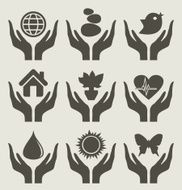 World hand