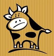 Cartoon Bull N68