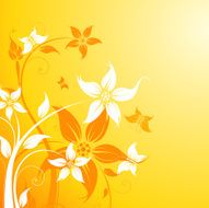 Vector floral background N80