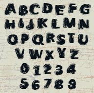 Collection of letters and numbers