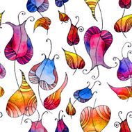 Rainbow tulips