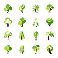 Trees Collection of design elements