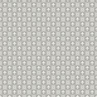 Seamless gray background of the royal lilies and scrollwork