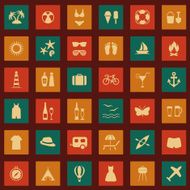 beach icons summer N3