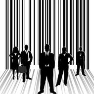 Business Team Barcode Series N2