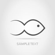 Fish a silhouette