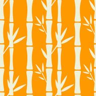 Seamless pattern with bamboo trees N8