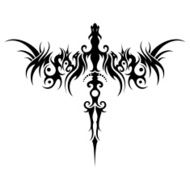 Vector Tribal Dragon N2